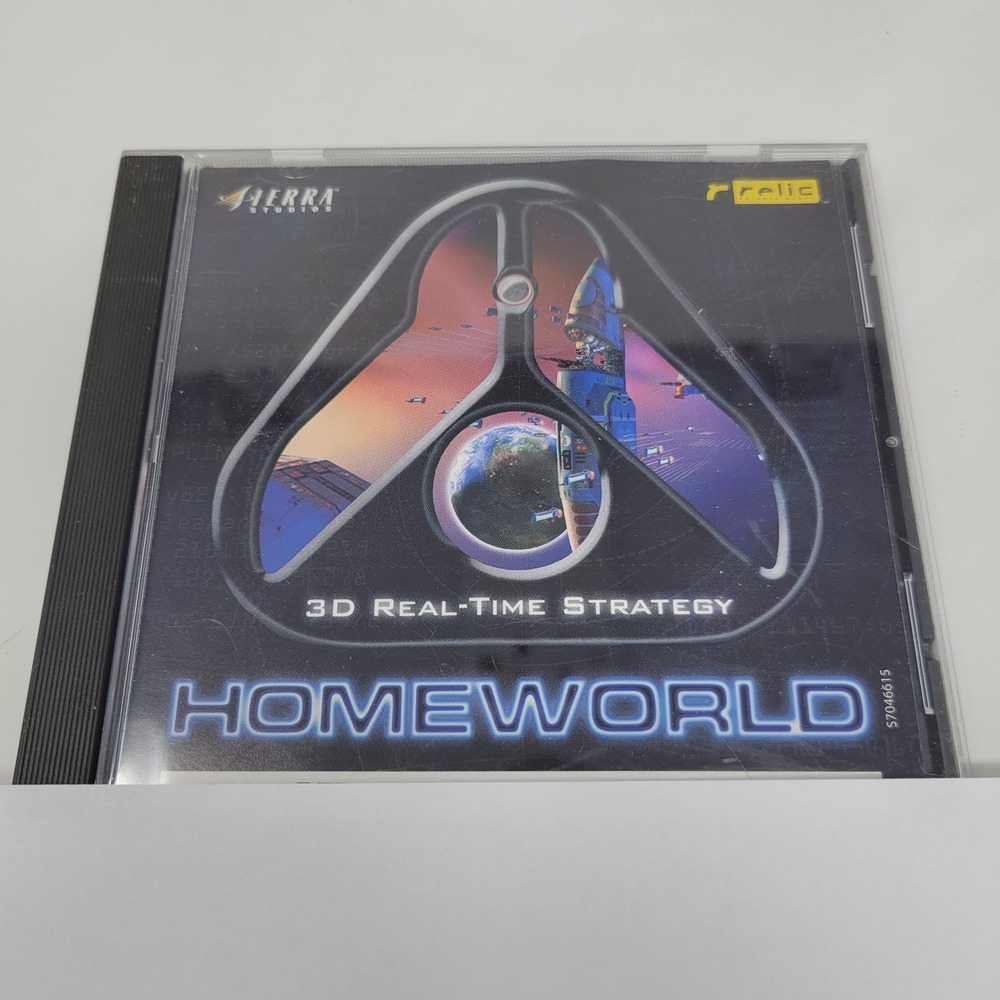 Homeworld PC Game 1999 Sierra Relic 3D Real-Time Strategy RTS CD-ROM Jewel Case